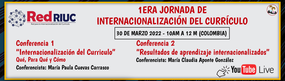 1era Jornada de Internacionalización del Currículo (Red RIUC)